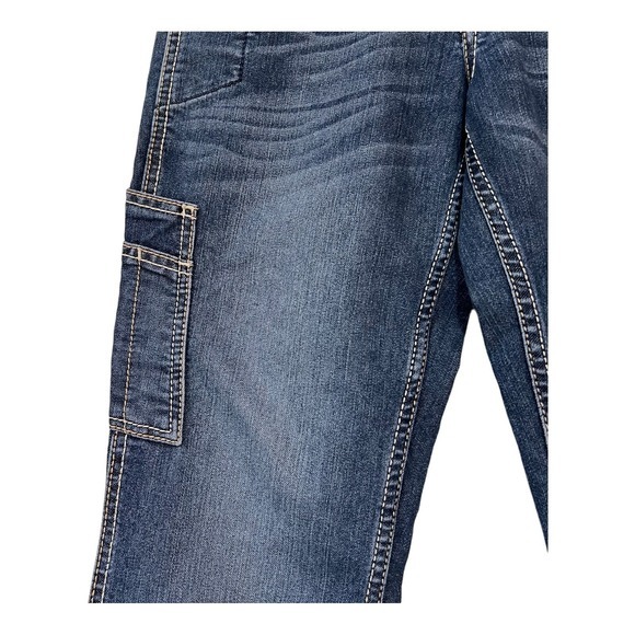 Ariat® Ladies Rebar DuraStretch Riveter Straight Leg Jeans Mid Rise 27 Long - Picture 5 of 9